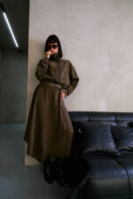Suede High-Neck Jacket - Image 4