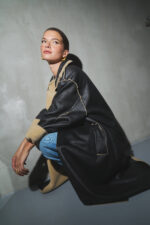 Shearling Leather Coat - Image 2